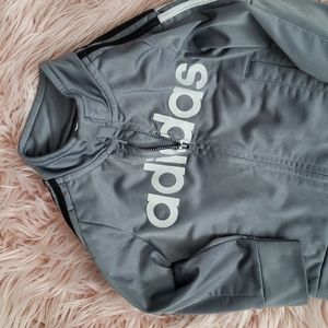 Addidas gray 18 mos zipper jacket